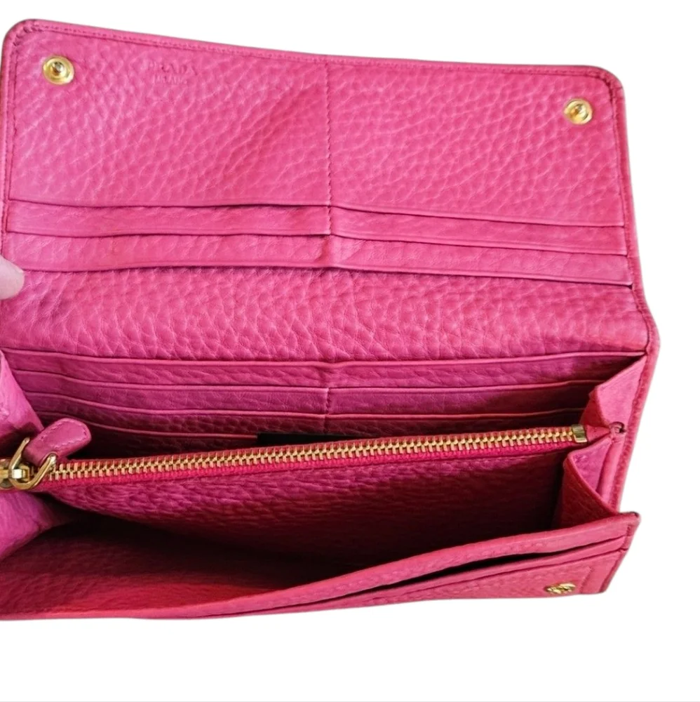 Prada Large Saffiano Leather Wallet